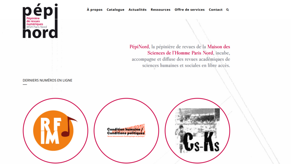 Couverture de l'article de l'inauguration du nouveau site Pépinord